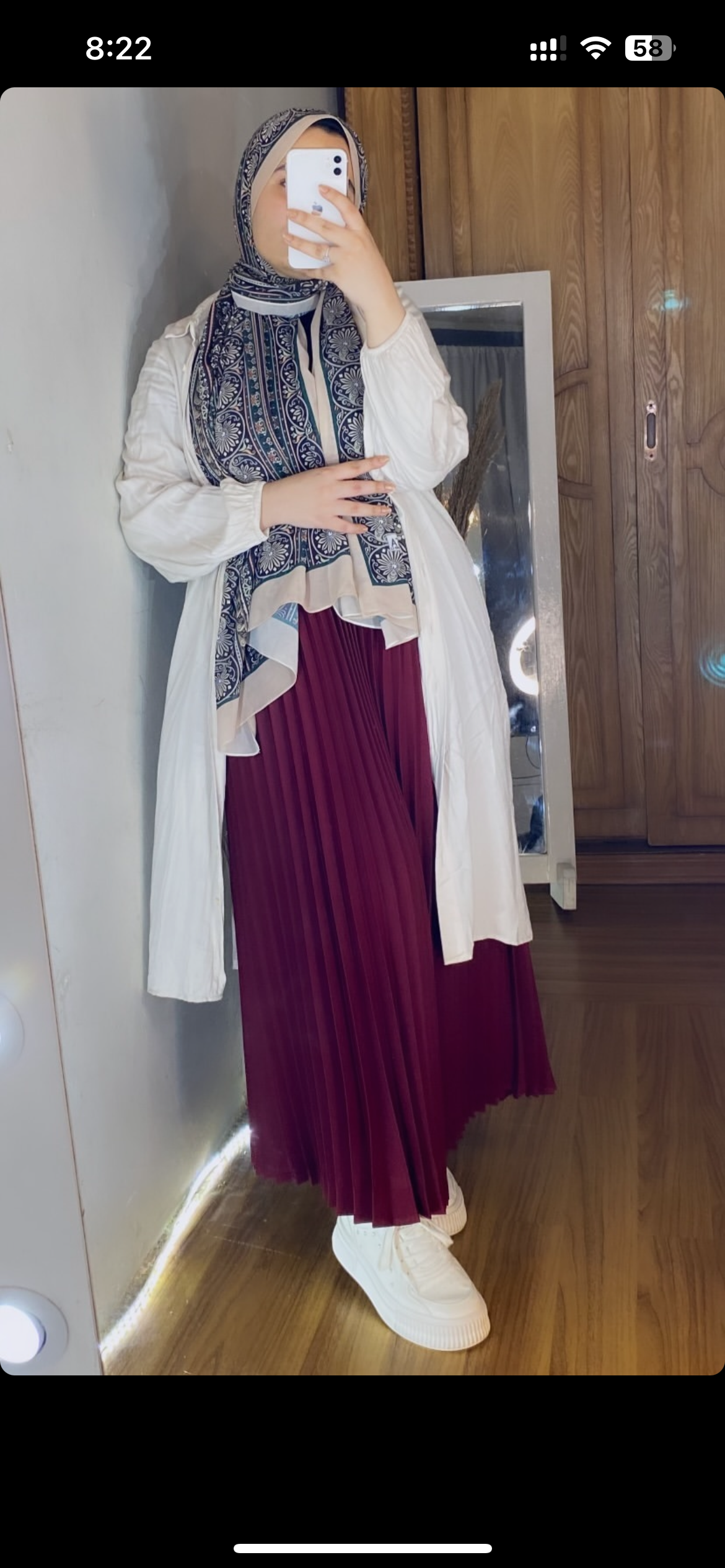 PLEATED SKIRT