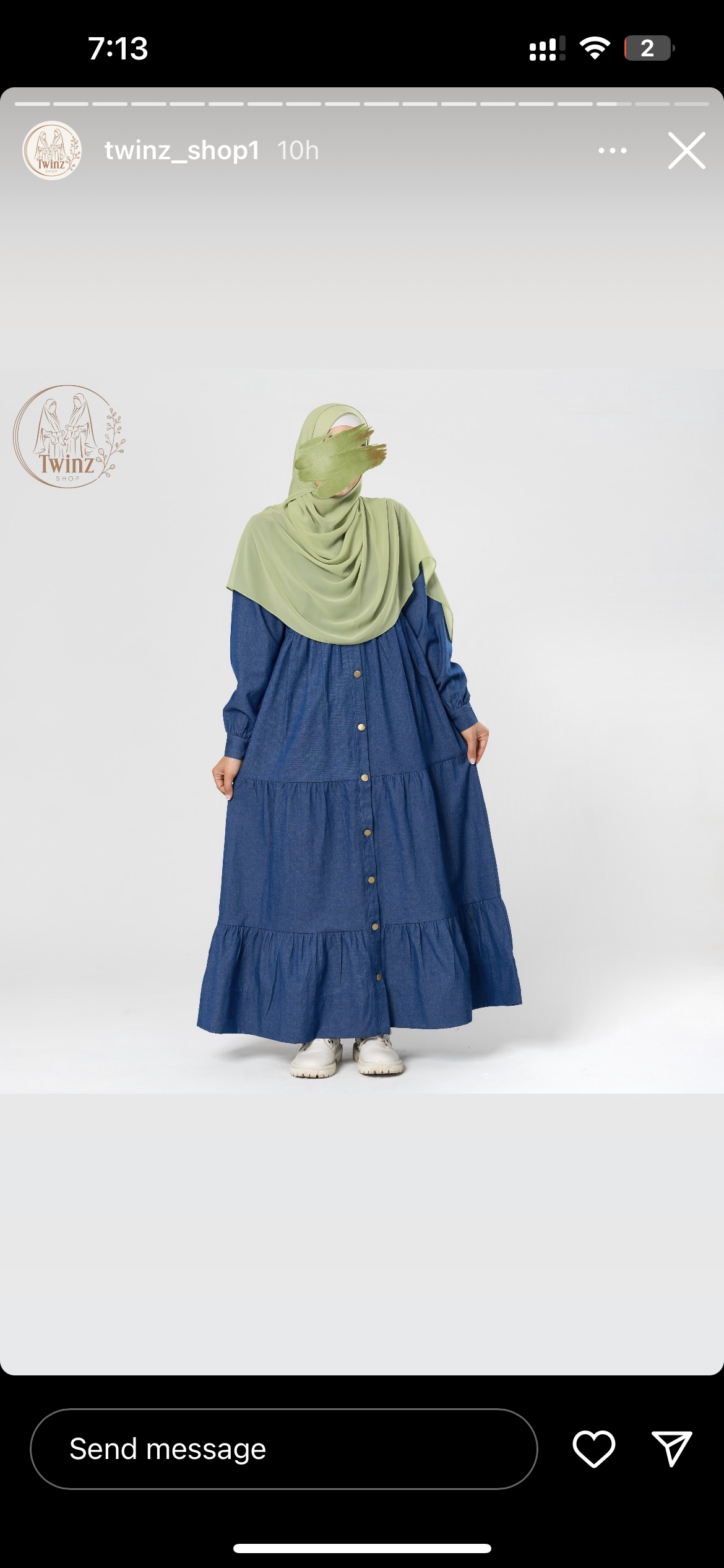 RIMA DENIM DRESS