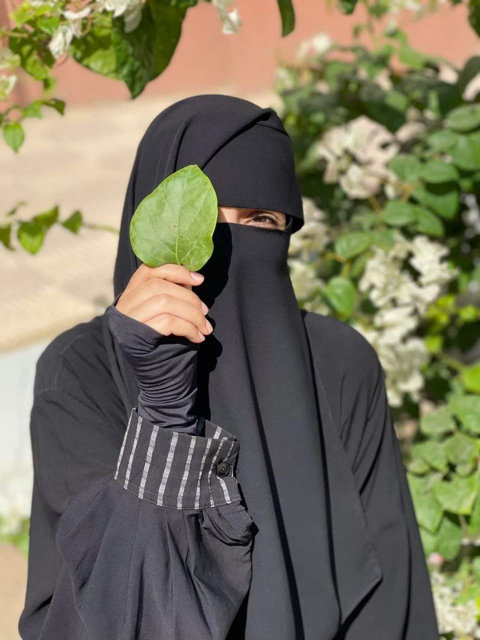 Malakya black tanda niqab