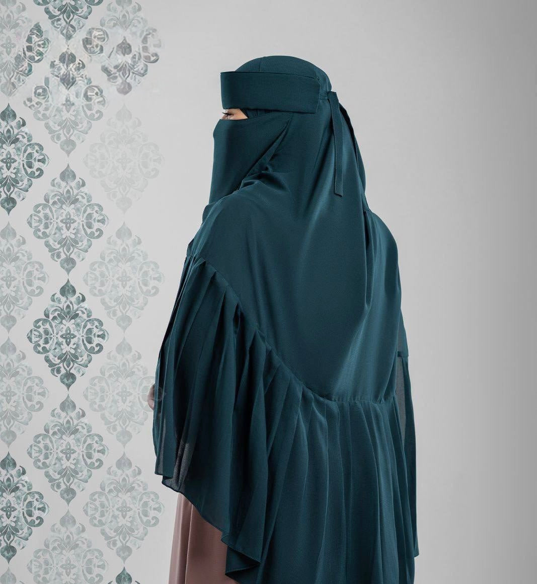 PLEATED HIJAB SET