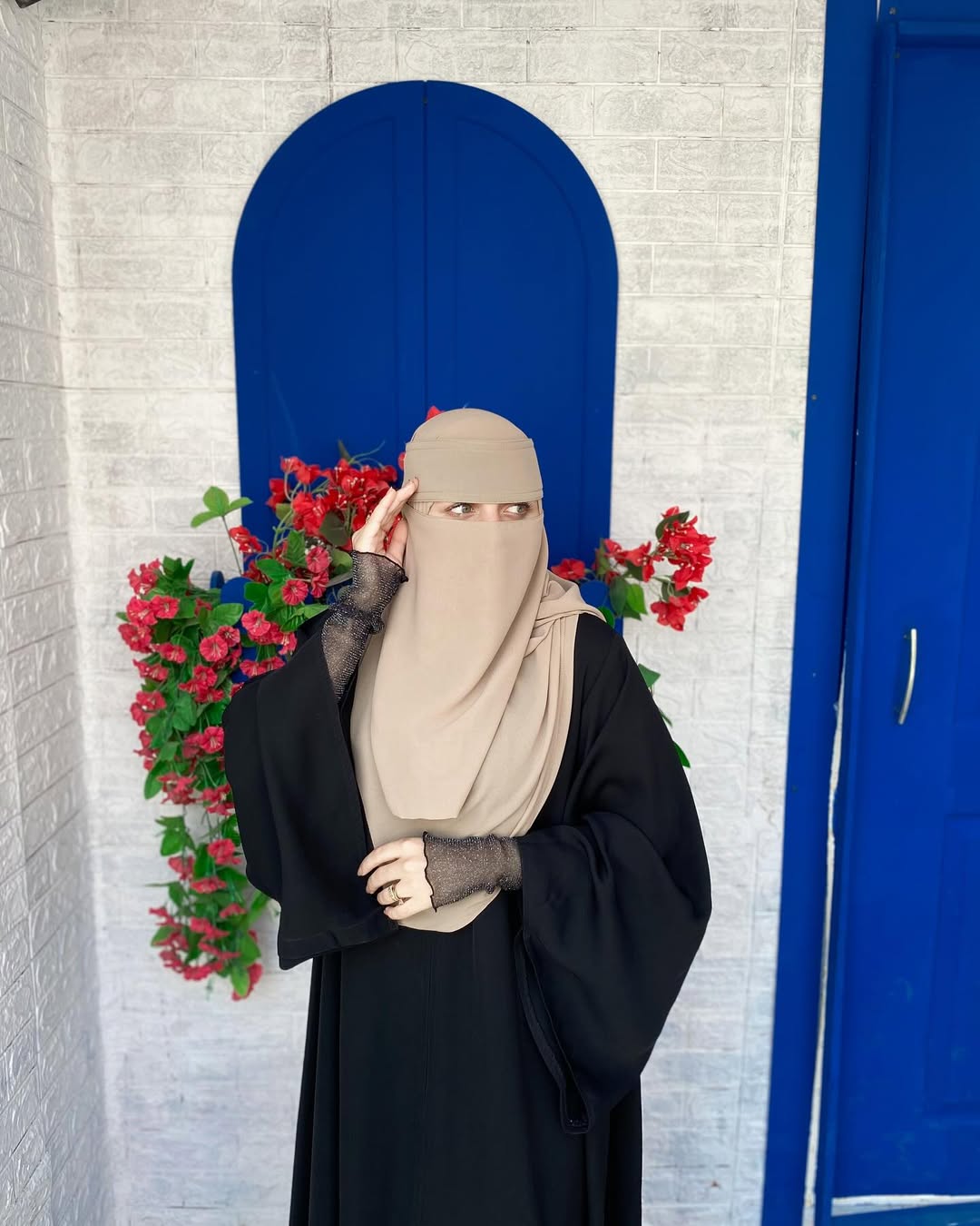 SAUDI NIQAB WITH RECTANGLE HIJAB