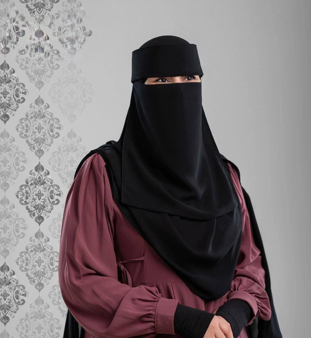 PLEATED HIJAB SET