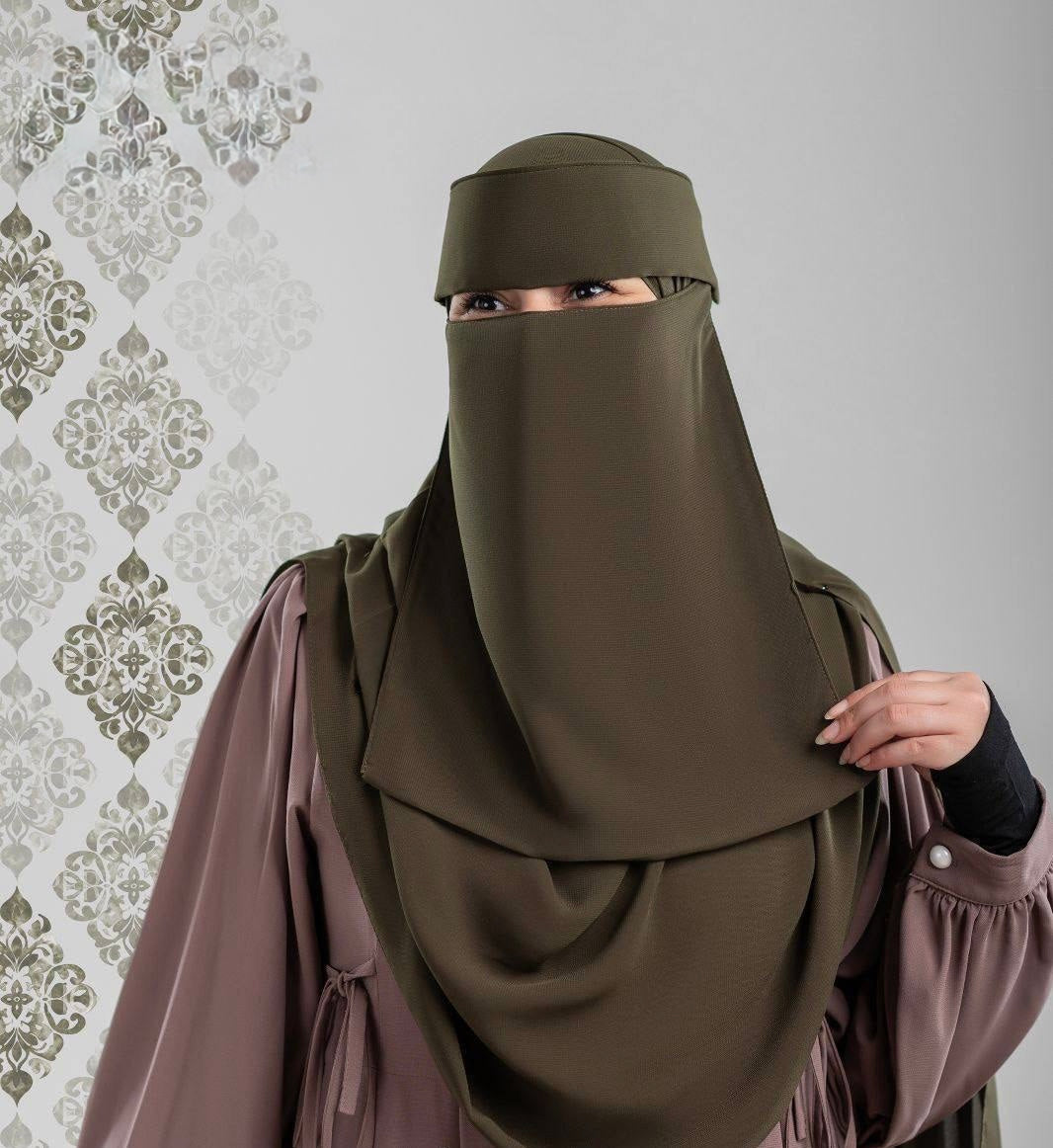 PLEATED HIJAB SET