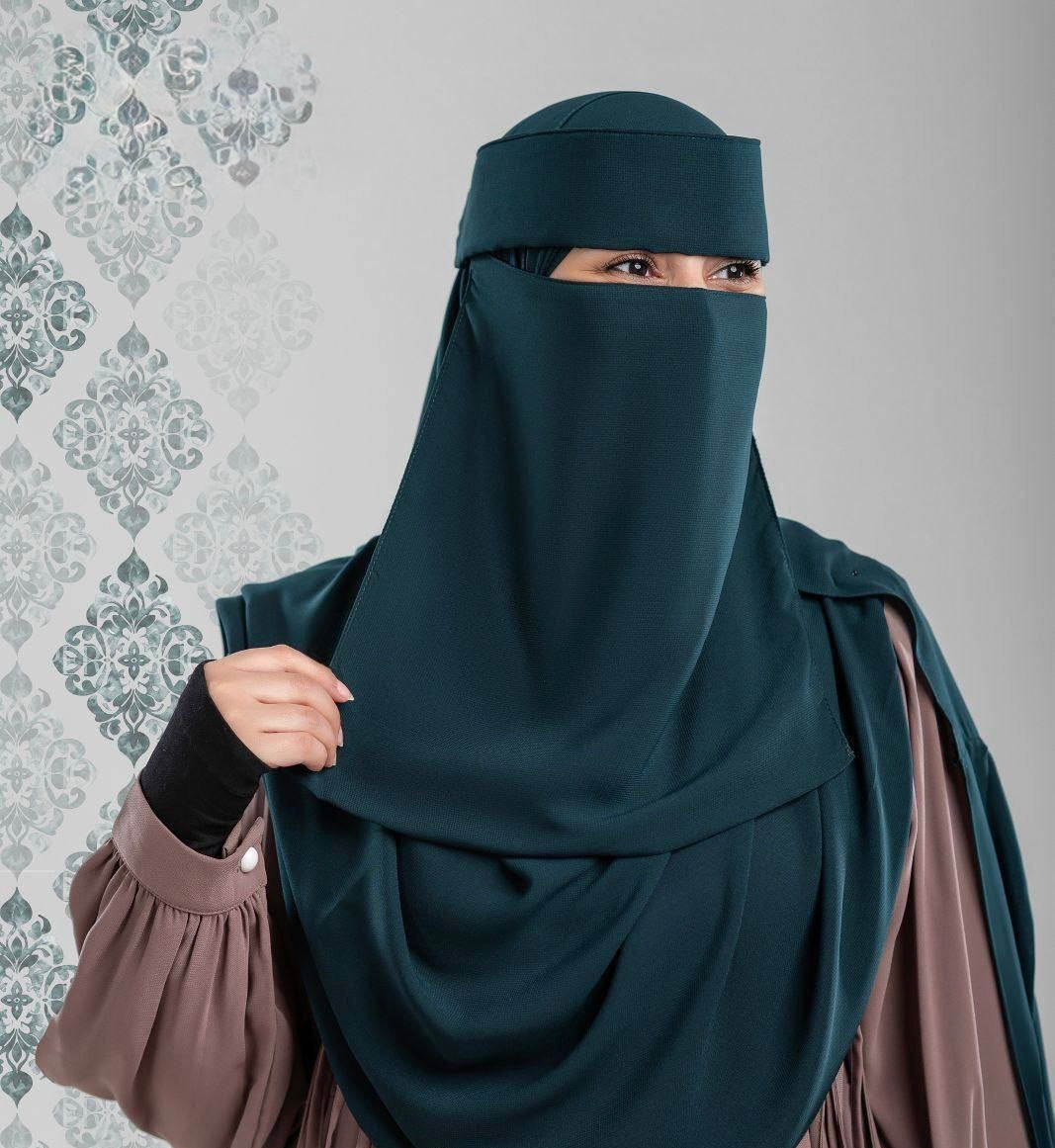 PLEATED HIJAB SET
