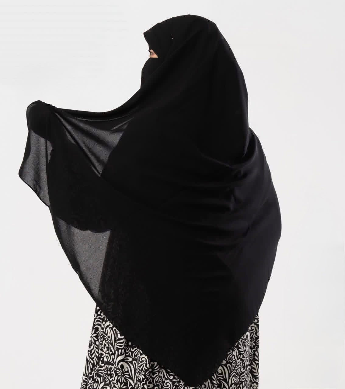 LONG HIJAB & MALAYSIAN NIQAB SET