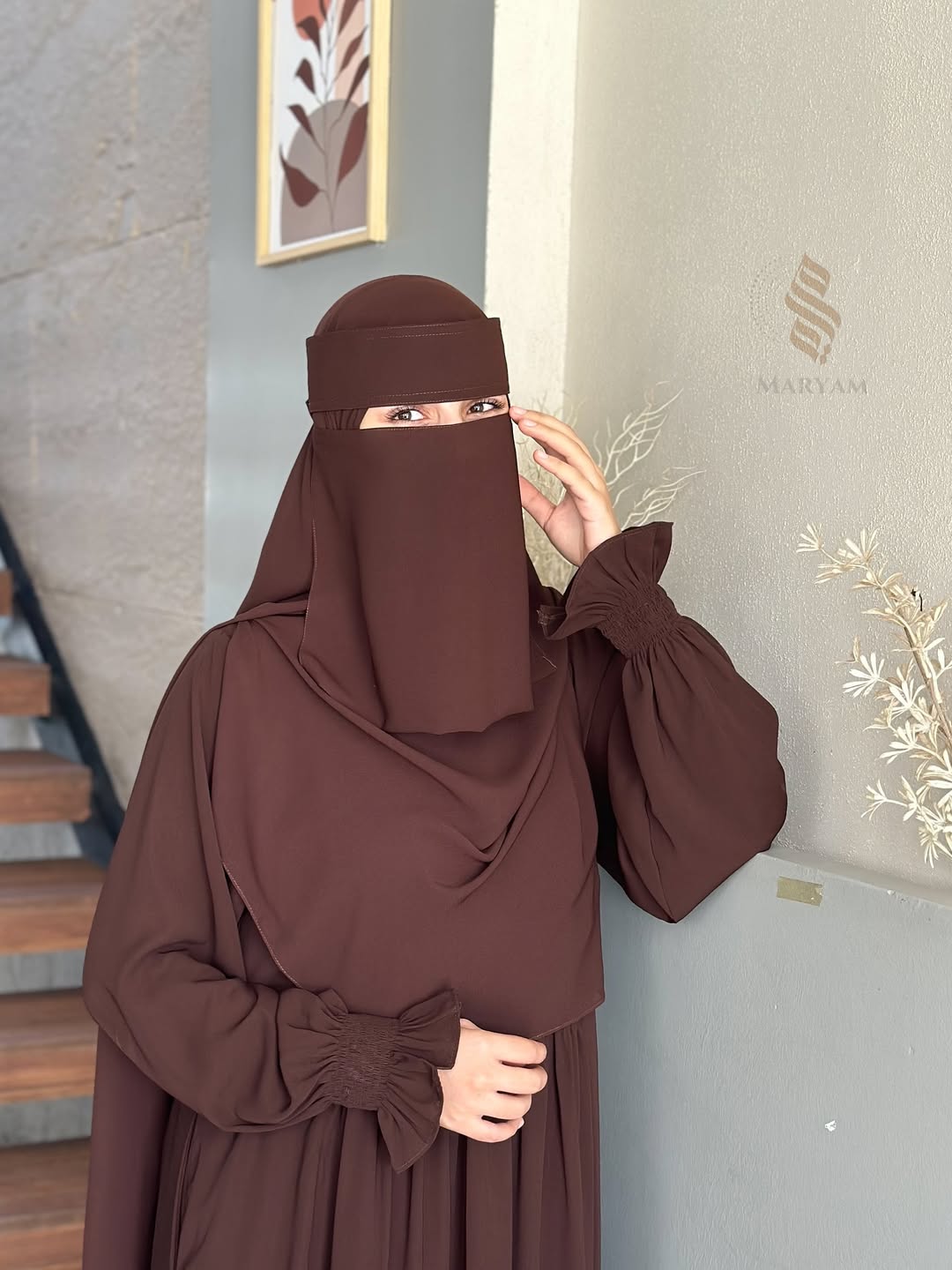 SAUDI NIQAB WITH RECTANGLE HIJAB