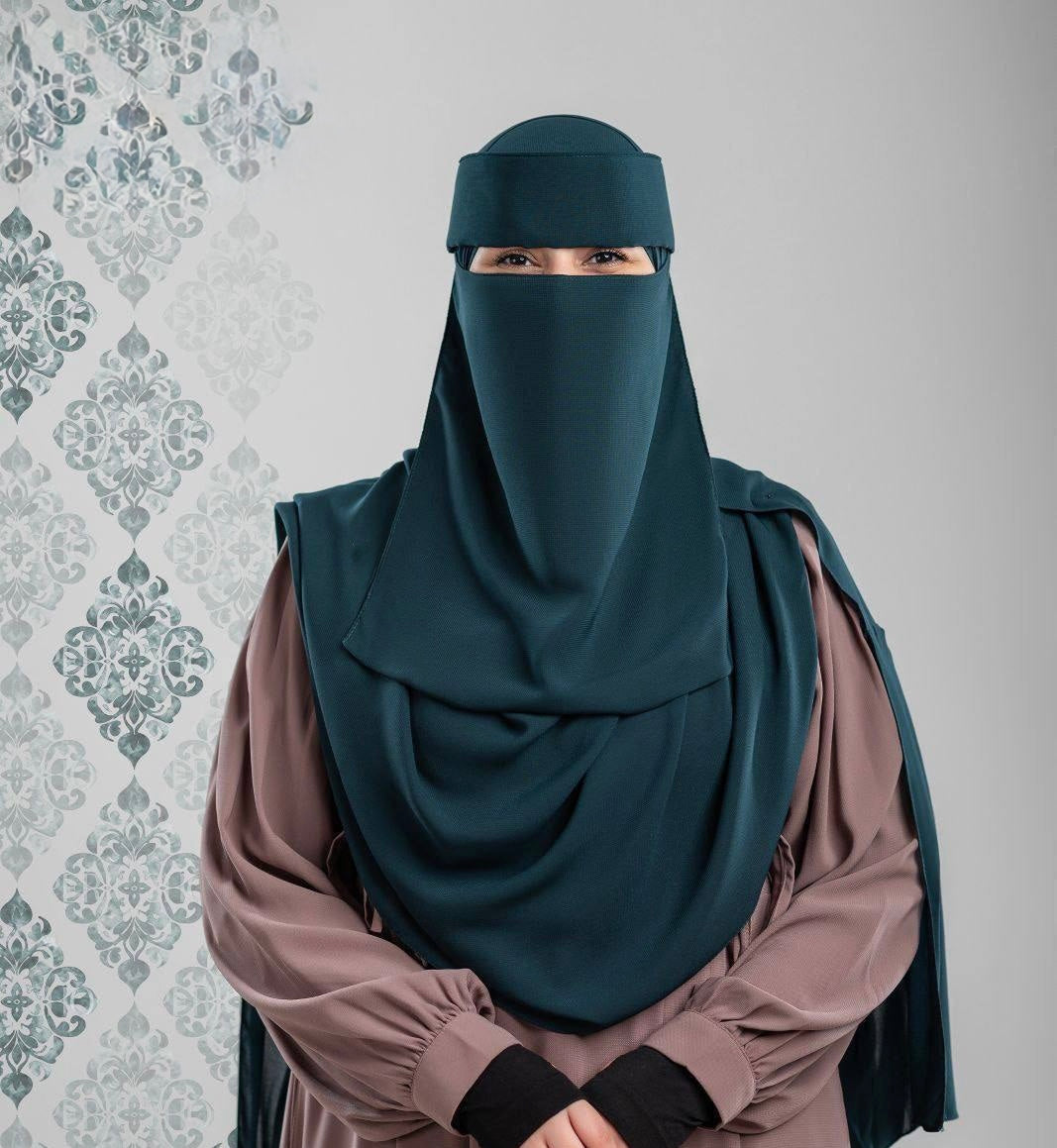 PLEATED HIJAB SET
