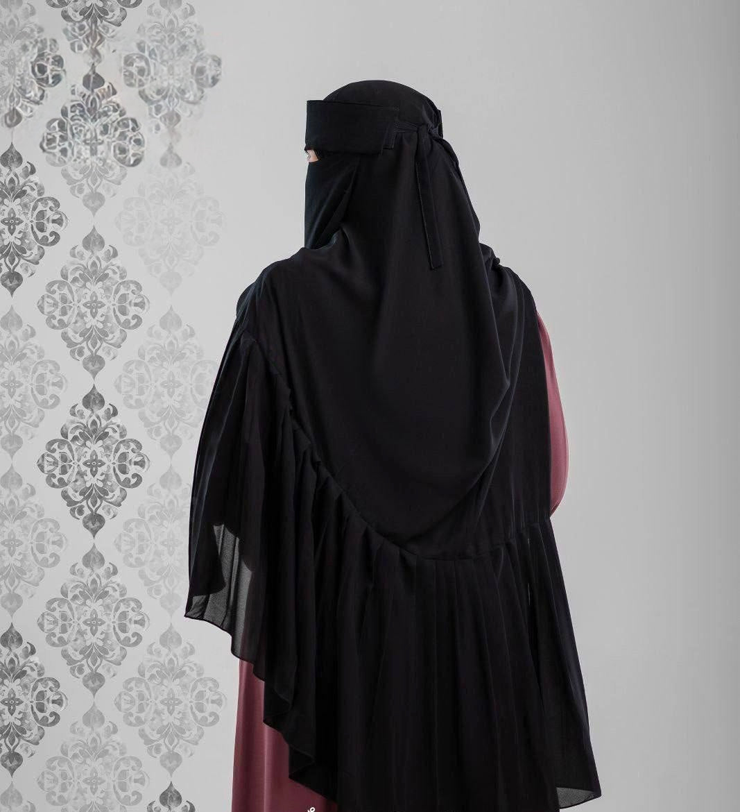 PLEATED HIJAB SET