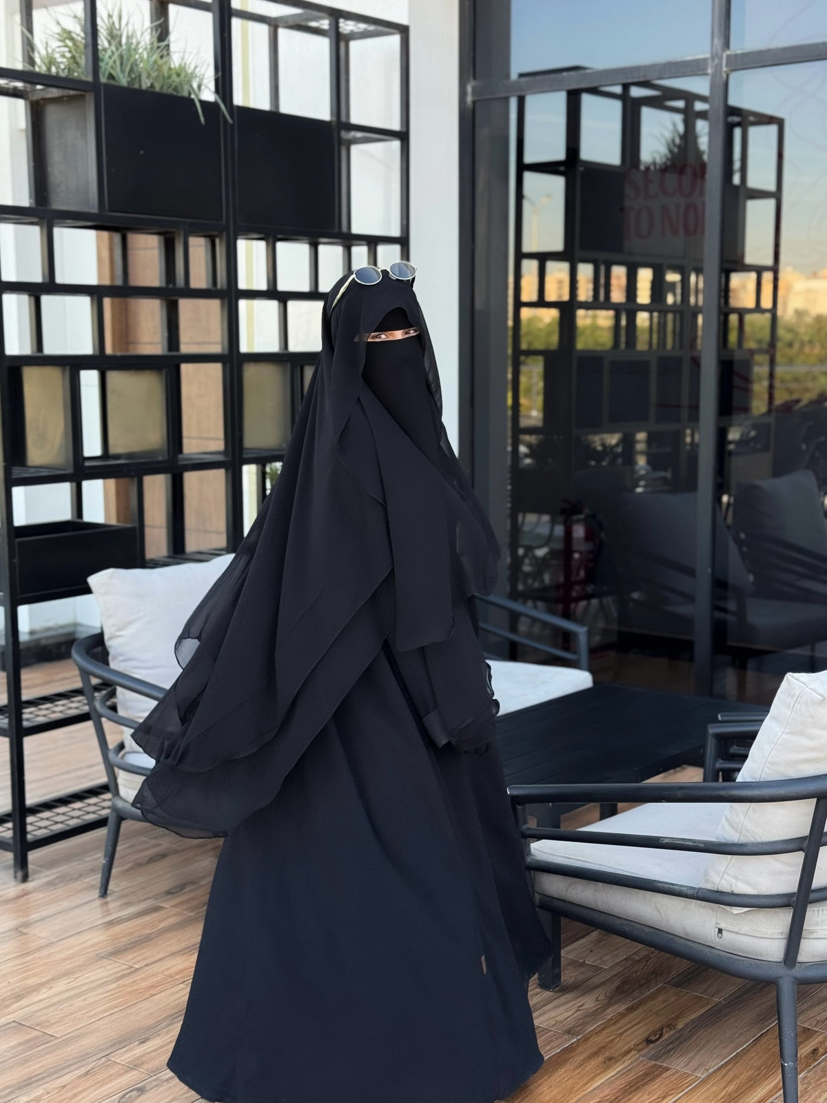 INDONISIAN TENDA KHIMAR & NIQAB SET - STRAIGHT CUT