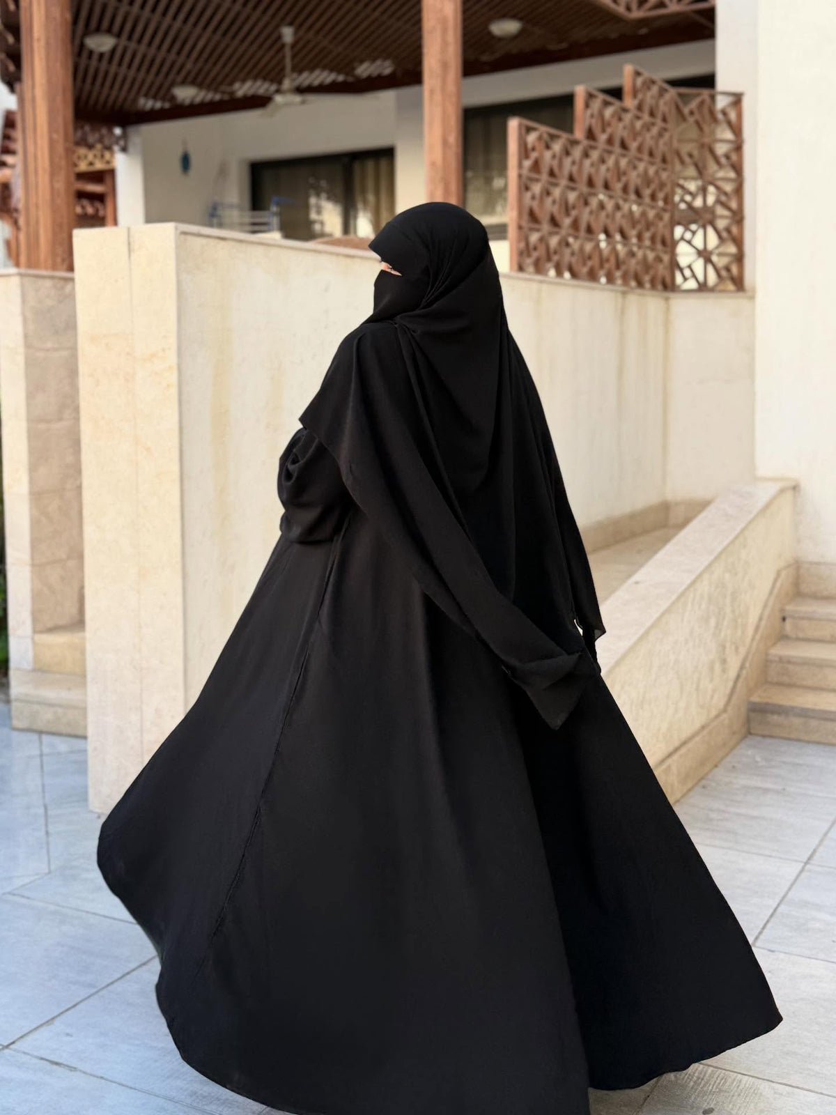MALAYSIAN KHIMAR WITH BUILT-IN BONNET