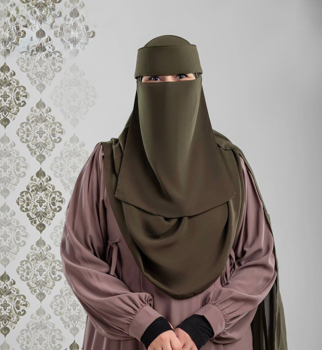 PLEATED HIJAB SET