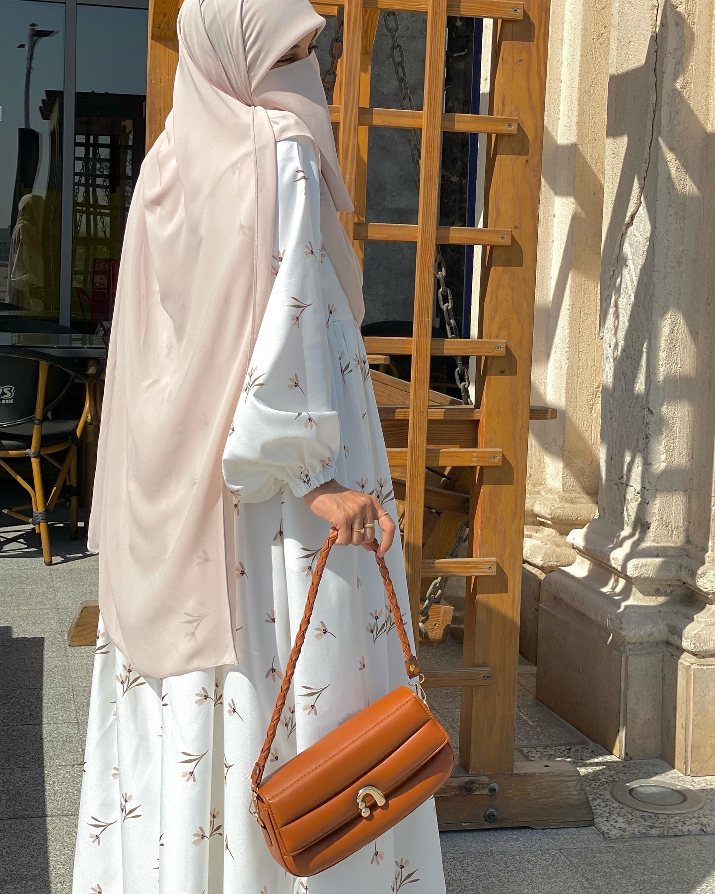 LONG HIJAB & MALAYSIAN NIQAB SET