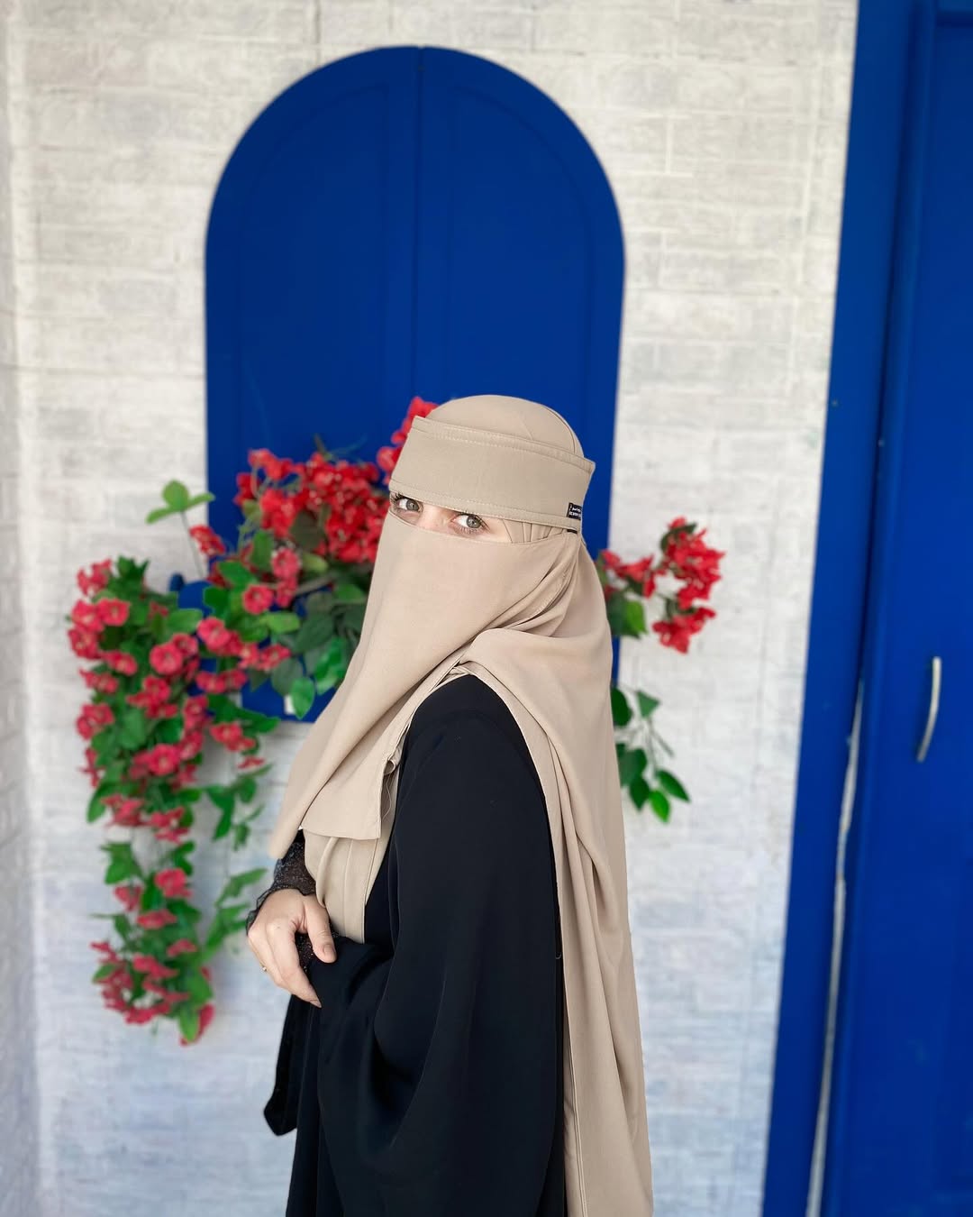 SAUDI NIQAB WITH RECTANGLE HIJAB
