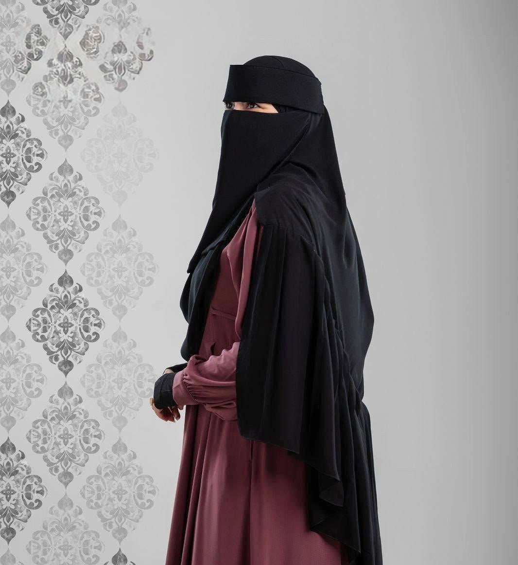 PLEATED HIJAB SET