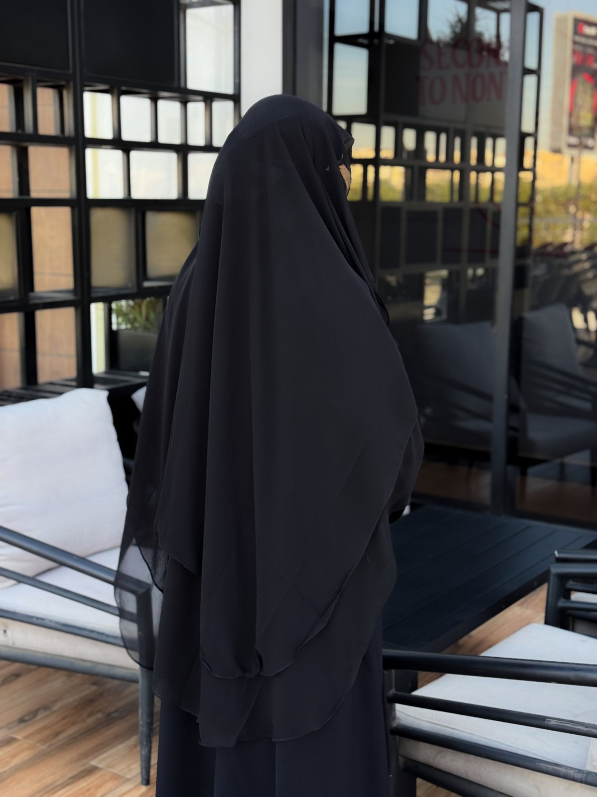 INDONISIAN TENDA KHIMAR & NIQAB SET - STRAIGHT CUT