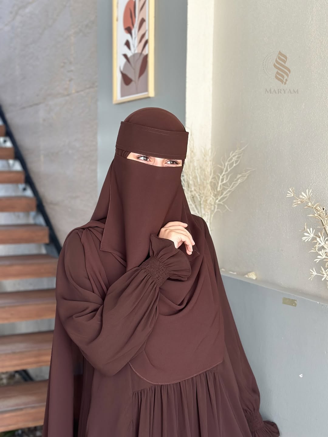 SAUDI NIQAB WITH RECTANGLE HIJAB